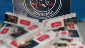 GCM apreende mais de 200 maços de cigarros contrabandeados em Sorocaba