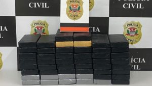 Polícia prende dupla com 50 quilos de cocaína em Bauru