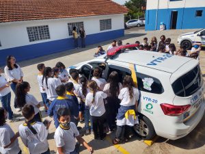 Alunos do Patrulha da Paz visitaram a Guarda Municipal