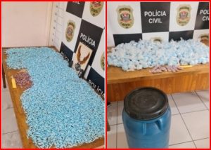 Ação policial contra o tráfico de drogas e prende 5 pessoas