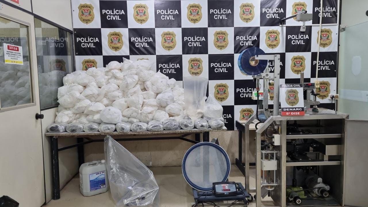 Polícia não prende ninguem em operação que apreende 192,4 quilos de cocaína em São Roque