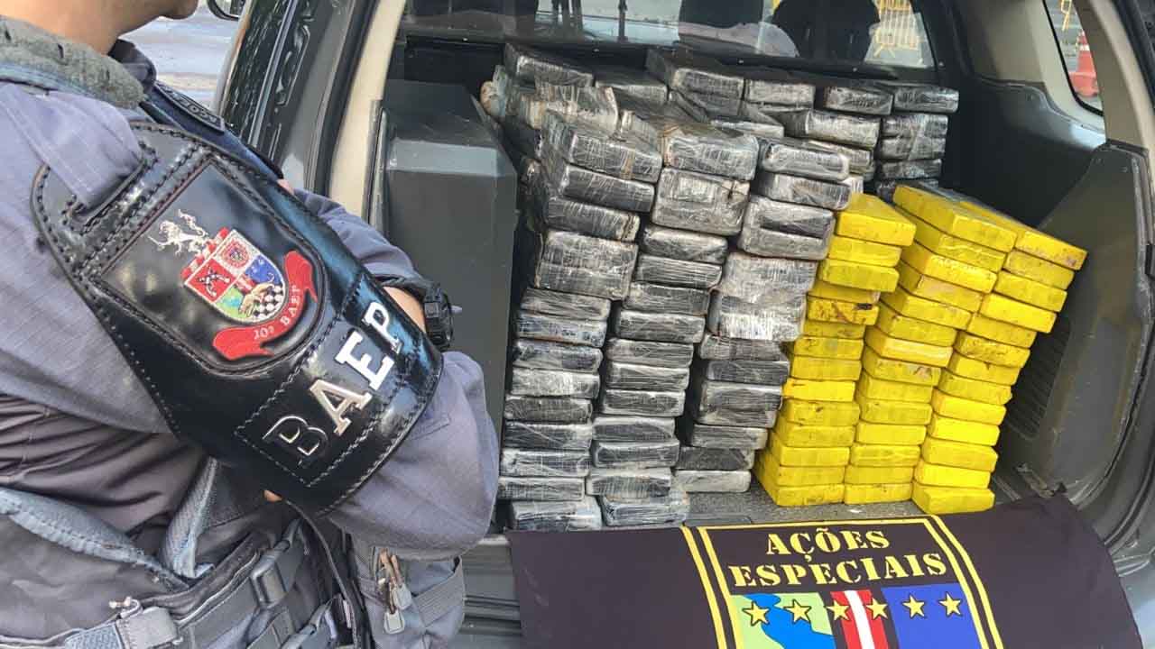 BAEP apreende 273,3 kg de cocaína em Santa Bárbara D' Oeste