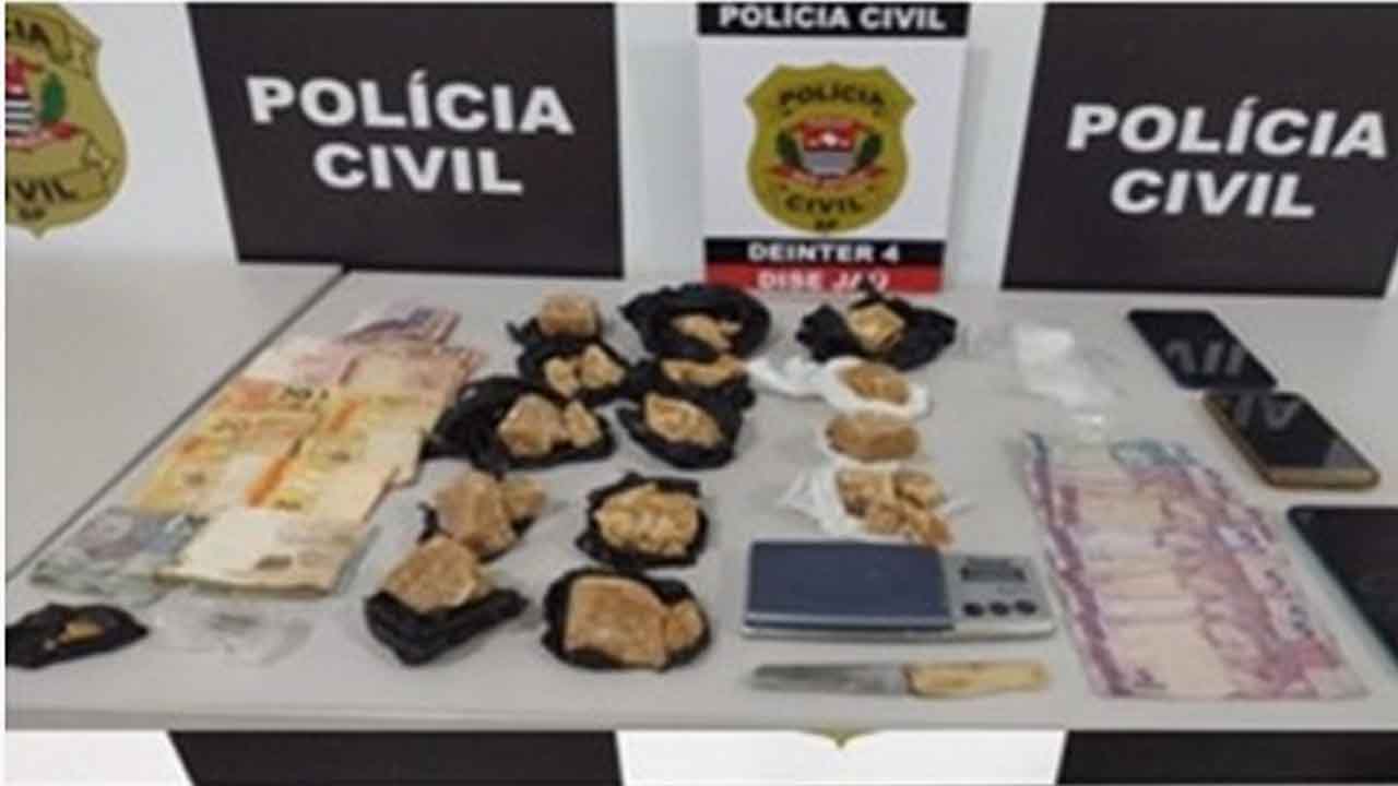 Operação contra o tráfico de drogas prende 4 criminosos em Jaú