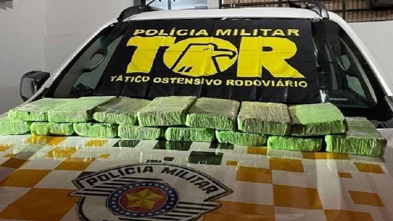 PM Rodoviária prende homem que transportava 12 kg de droga oxi em Cordeirópolis