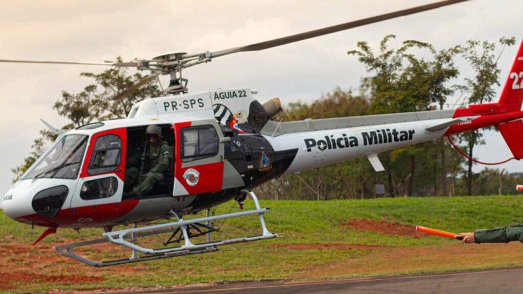 Polícia usa helicópteros e prende ladrão debaixo da cama em Lençóis Paulista