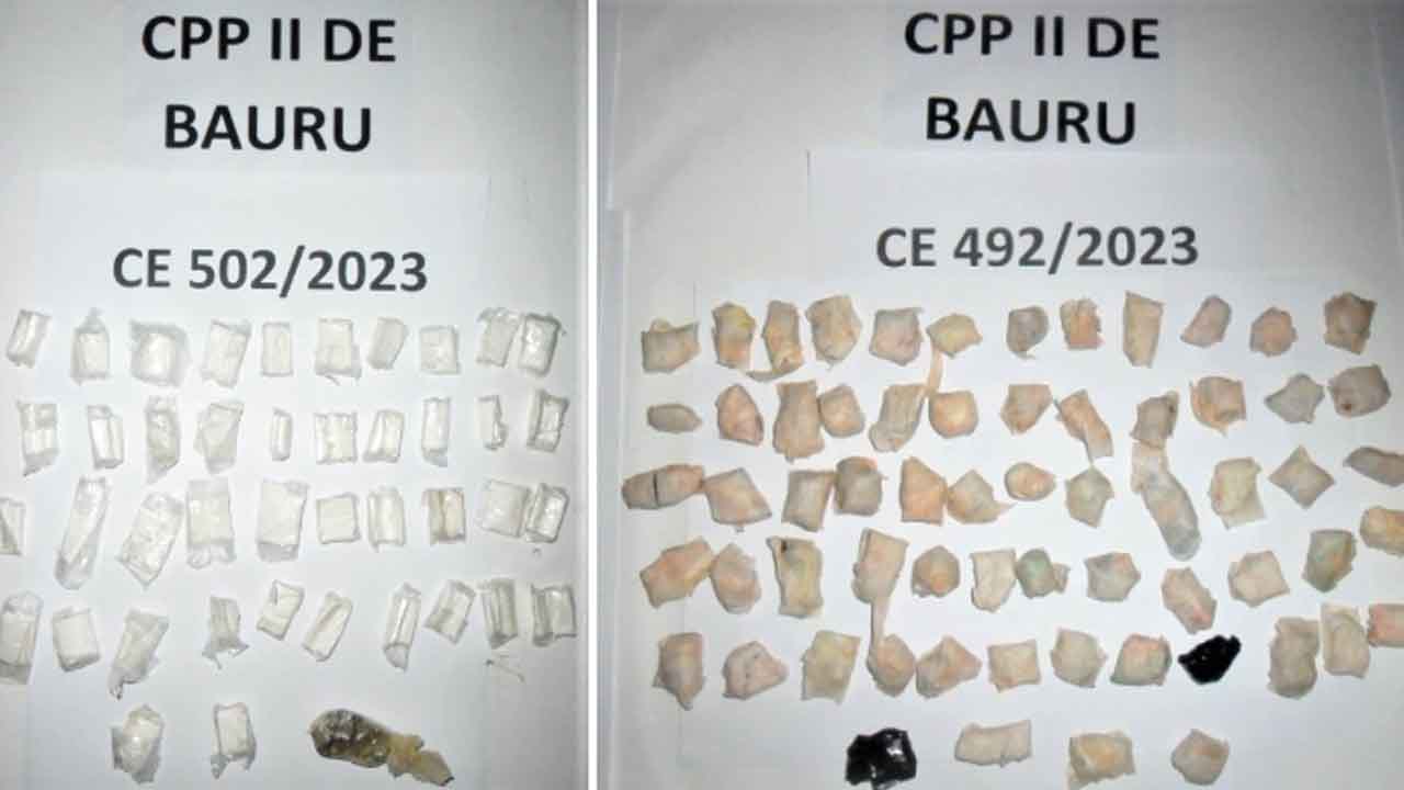 Presos tentam entrar com drogas e minicelulares na Penitenciária de Bauru 1