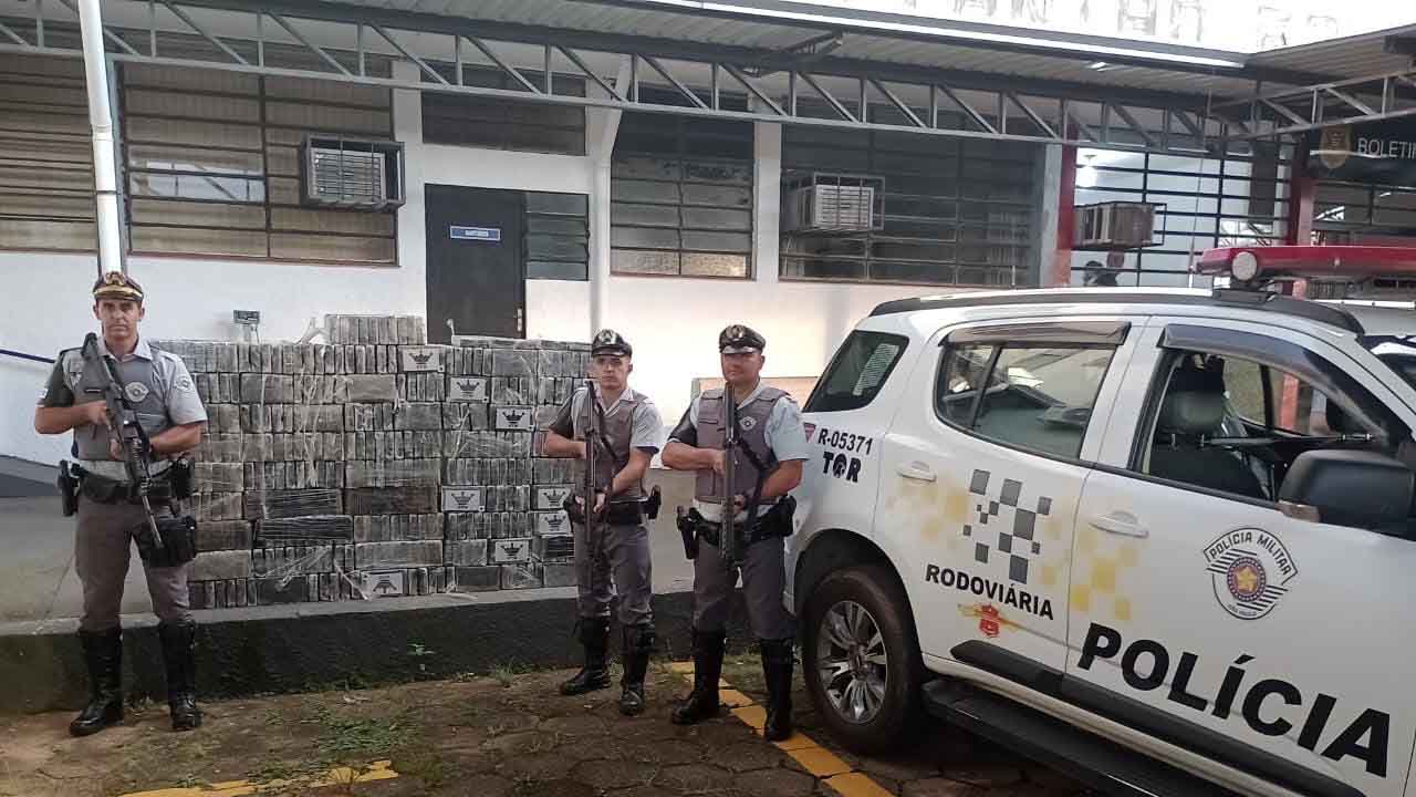 Meia tonelada de cocaína é apreendida no Pedágio de Itatinga