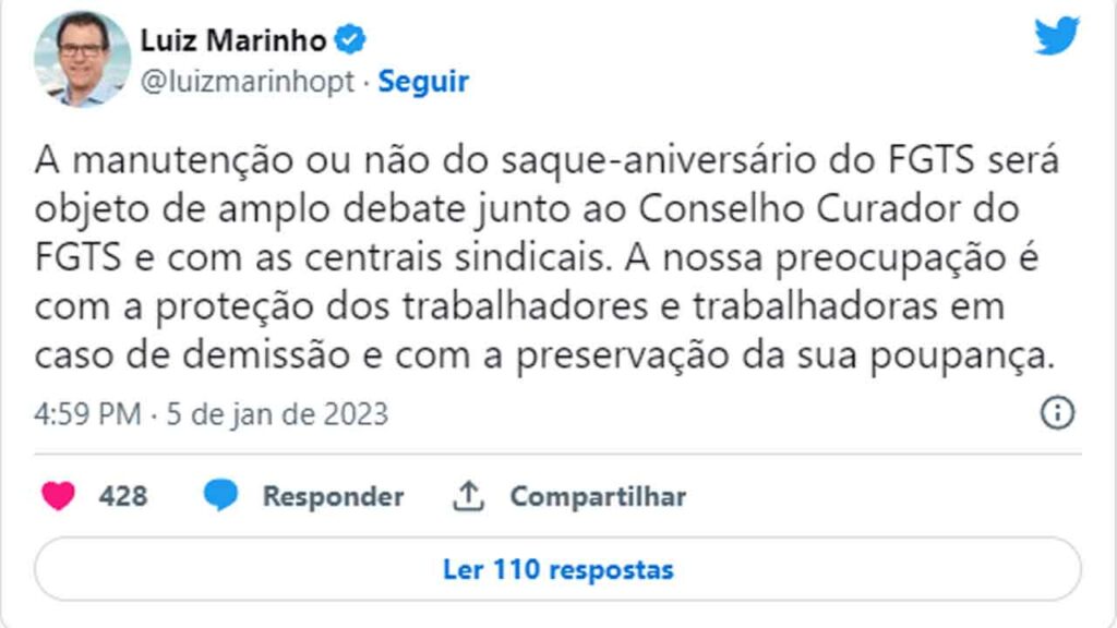 1 Ministro pretendia acabar com saque aniversario do FGTS