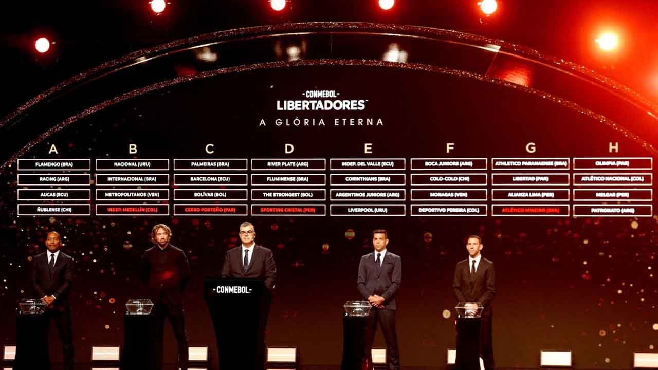 Conmebol sorteia grupos da edição 2023 da Copa Libertadores