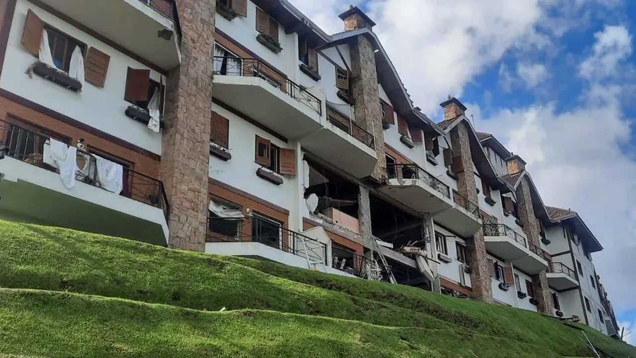 Explosão em condomínio residencial deixa 4 feridos em Campos do Jordão