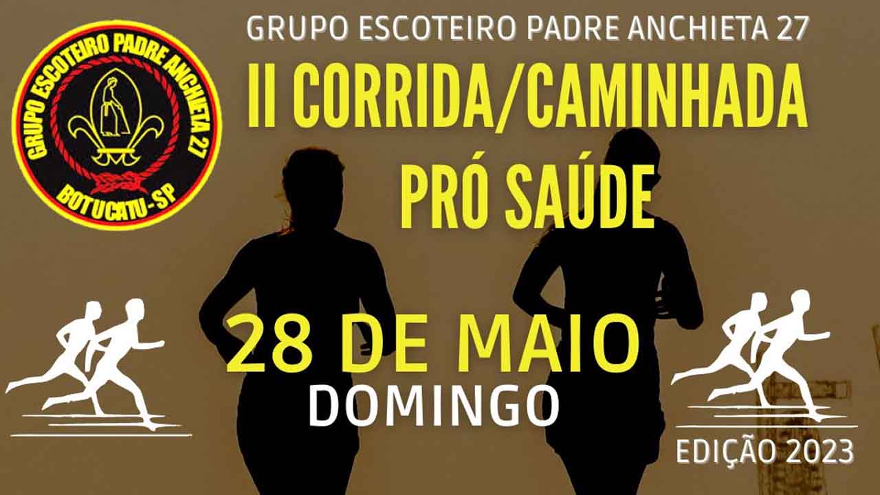 II Corrida e Caminhada Solidária Pró Saúde em Botucatu acontece dia 28