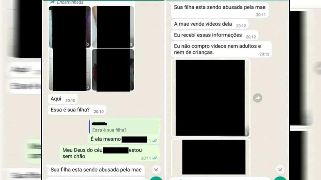 Mae vendia videos das filhas de 6 e 10 anos nuas em aplicativo de mensagens