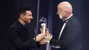 Messi é eleito o melhor jogador de futebol do mundo pela Fifa