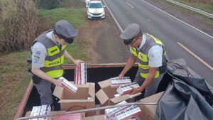 Polícia apreende 240 mil maços de cigarros contrabandeados em São Manuel