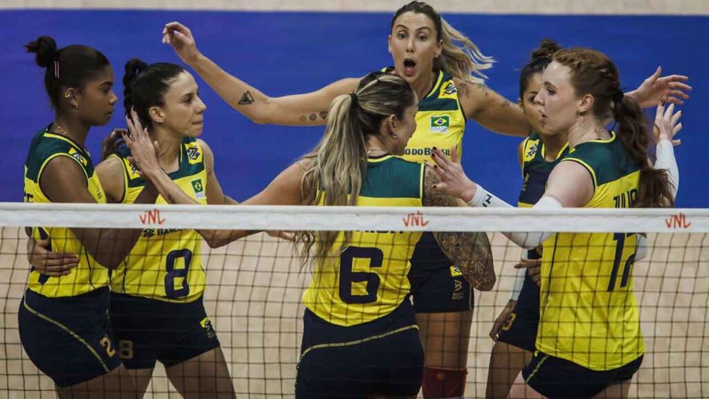 Vôlei: Brasil bate Coreia do Sul em Brasília pela Liga das Nações