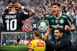 Palmeiras vence o Corinthians com gol de Flaco López, pênalti perdido por Memphis e polêmica com Abel no Paulistão